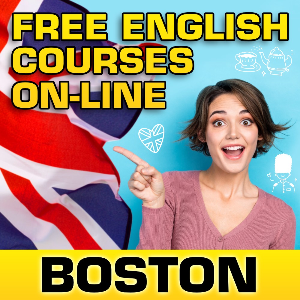 FREE English course on-line in BOSTON