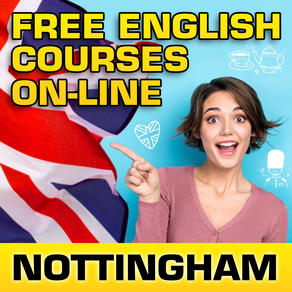FREE English course on-line in NOTTINGHAM