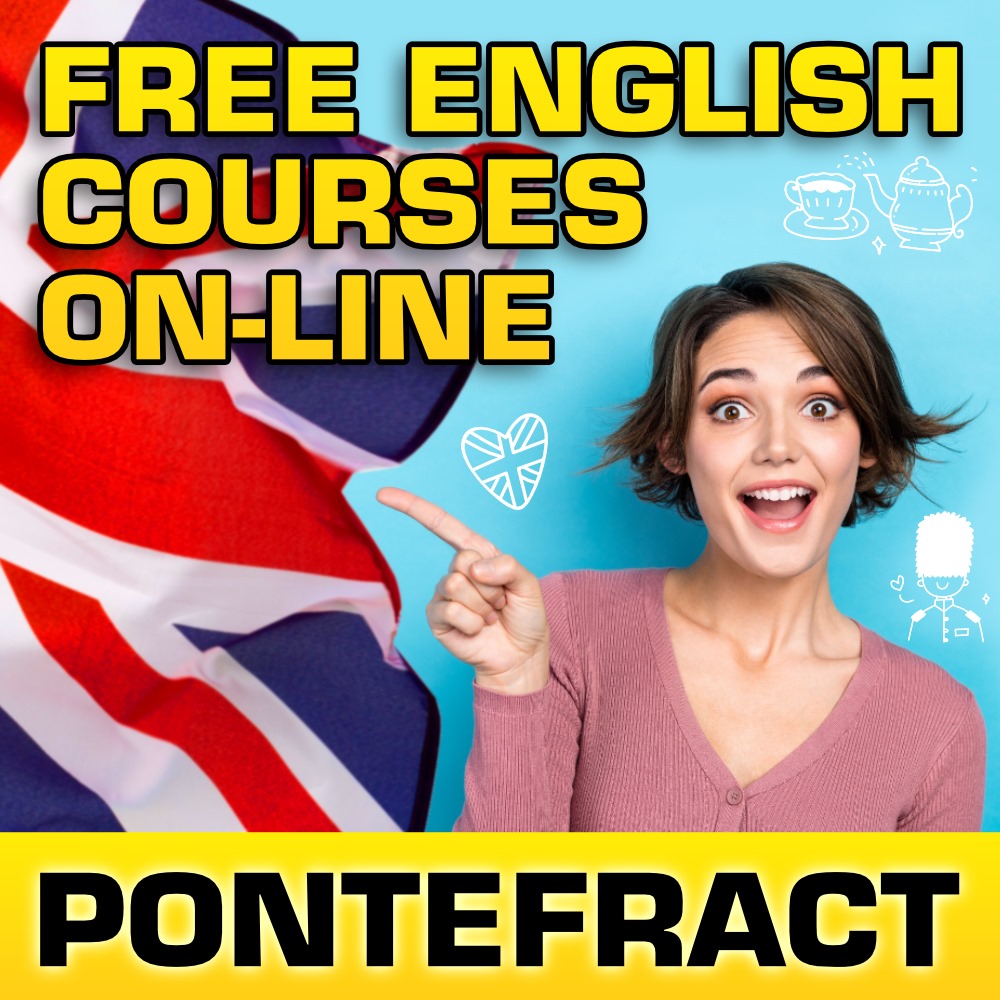 FREE English course on-line in PONTEFRACT