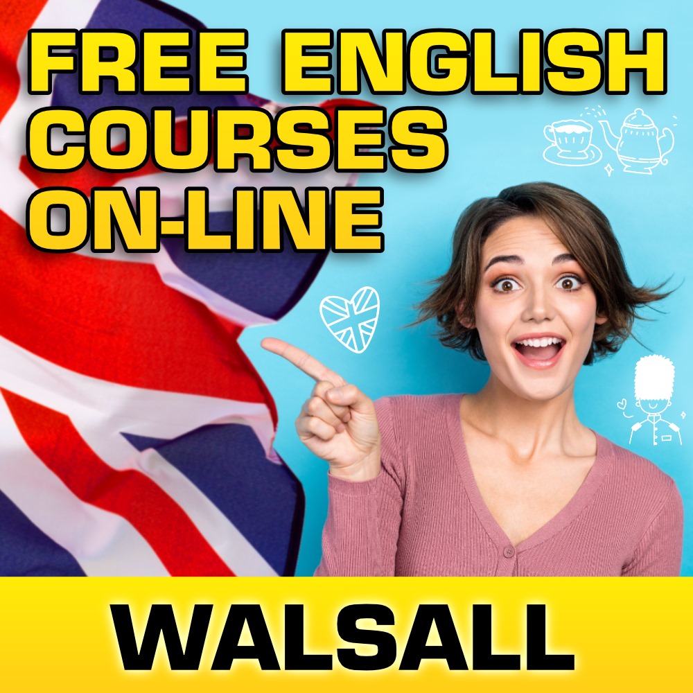 FREE English course on-line in WALSALL