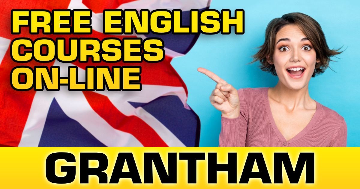 FREE English course on-line in GRANTHAM